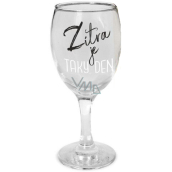 Albi My Bar Pohár na víno Zajtra je tiež deň 220 ml