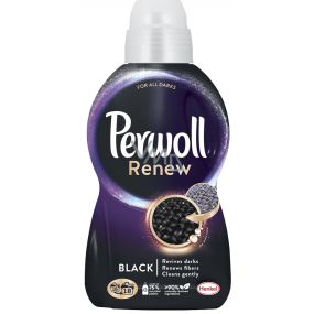 Perwoll Renew Black prací gél obnovuje intenzívnu čiernu farbu, obnovuje vlákna 18 dávok 990 ml
