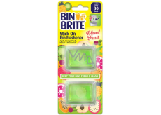 Bin Brite Island Fruit nalepovací osviežovač do koša 2 kusy