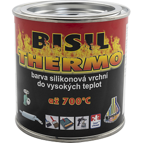 Bisil Thermo žiaruvzdorná farba 700 °C, 0199 čierna, 350 g