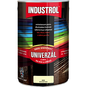 Industrol S2013 univerzál lesk vrchná farba na kov a drevo, 6003 slonová kosť, 4 l Industrol S2013 univerzál lesk vrchná farba na kov a drevo, 6003 slonová kosť, 4 l