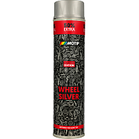 Motip Rallye akrylátový lak na disky, strieborný, 600 ml