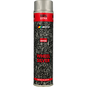 Motip Rallye akrylátový lak na disky, strieborný, 600 ml