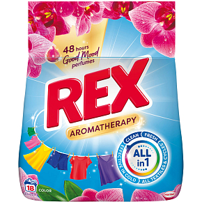 Rex Aromatherapy Orchid prací prášok, 18 praní