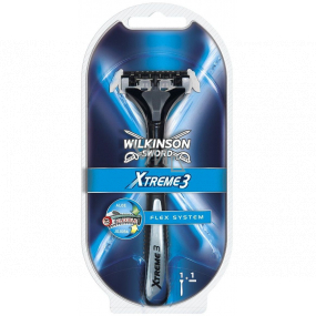 Wilkinson Sword Xtreme 3 holiaci strojček 3 brity pre mužov 1 kus