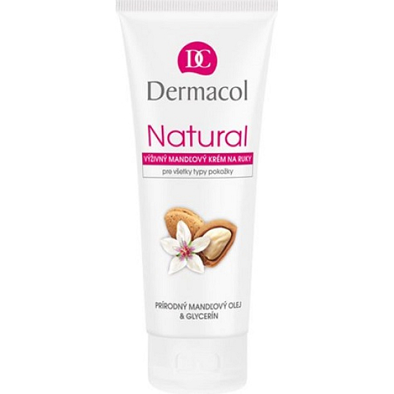 Dermacol Natural Výživný mandľový krém na ruky 100 ml