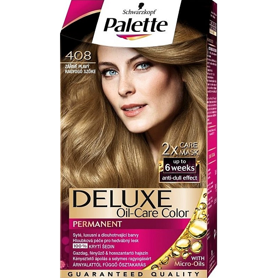 Schwarzkopf Palette Deluxe farba na vlasy 408 Žiarivo plavý 115 ml