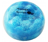 Fragrant Ormani Glycerínové mydlo masážne s hubkou naplnenou vôňou parfumu Giorgio Armani v svetlomodrej farbe 200 g