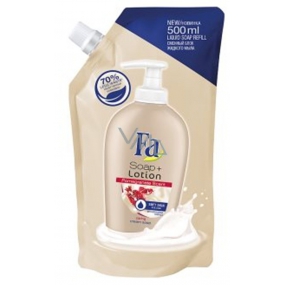 Fa Soap + Lotion Pomegranate Scent tekuté mydlo náhradná náplň 500 ml
