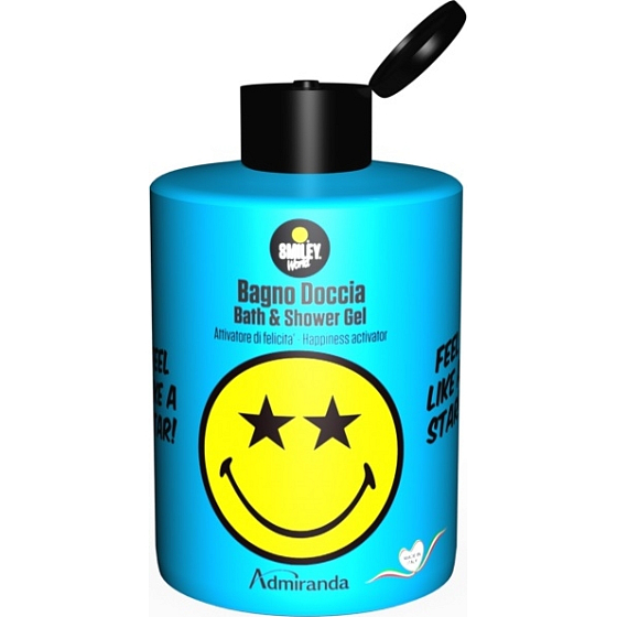 Smiley World Blue kúpeľový a sprchový gél pre deti 300 ml