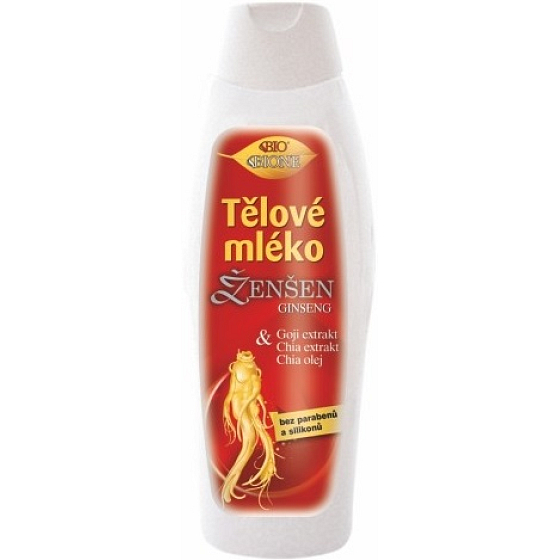 Bion Cosmetics Ženšen telové mlieko pre všetky typy pokožky 500 ml