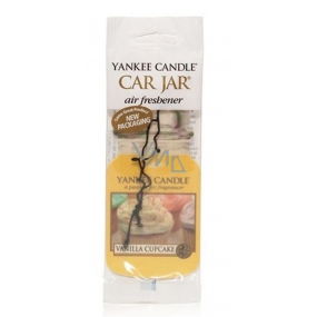 Yankee Candle Vanilla Cupcake - Vanilkový košíček Classic vonná visačka do auta papierová 12 g