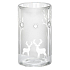 Yankee Candle Winterscape aromalampa z číreho skla a strieborná 15 x 8 cm