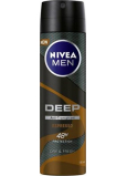 Nivea Men Deep Black Carbon Espresso antiperspirant dezodorant sprej 150 ml