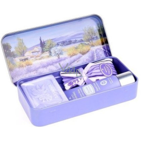 Esprit Provence Levanduľový vonný vrecúško 5 g + krém na ruky 30 ml + toaletné mydlo 60 g, kozmetická sada