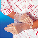 WIMEX Rukavice hygienické jednorázové vinylové púdrované biele, veľkosť S, box 100 kusov