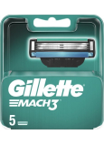 Gillette Mach3 náhradné hlavice 5 kusov, pre mužov