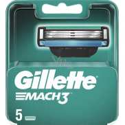 Gillette Mach3 náhradné hlavice 5 kusov, pre mužov