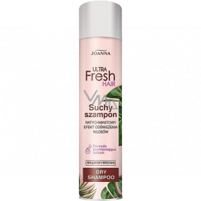 Joanna Ultra Fresh Hair Dry Shampoo Dark Brown suchý šampón na hnedé vlasy 200 ml