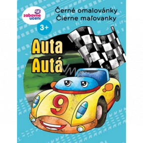 Ditipo Čierna omaľovánka Cars 32 strán A4 210 x 285 mm vek 3+