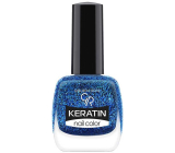 Golden Rose Keratin Nail Color Glitter lak na nechty 413 10,5 ml