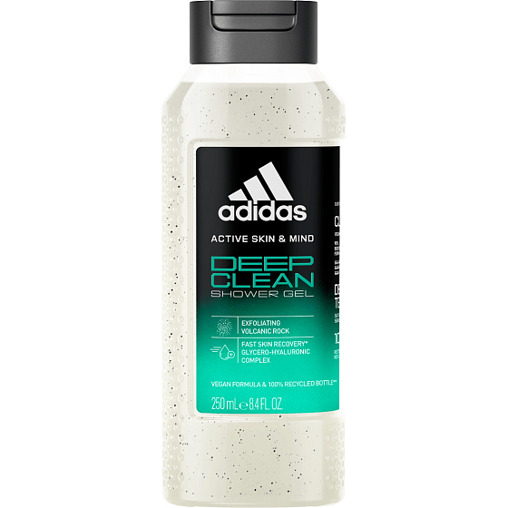 Adidas Deep Clean sprchový gél s peelingovým účinkom pre mužov 250 ml