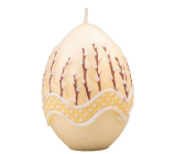 Emocio Egg žltá sviečka Mačky 80 mm