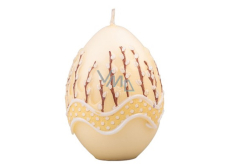 Emocio Egg žltá sviečka Mačky 80 mm