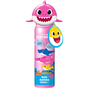 Pinkfong Baby Shark pena do kúpeľa + hračka ružová 300 ml