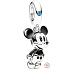 Prívesok zo striebra 925 Disney Mickey Mouse, filmový náramok