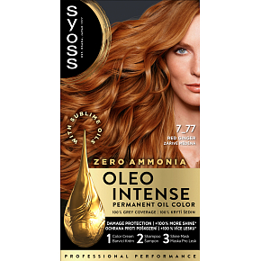 Syoss Oleo Intense Color farba na vlasy bez amoniaku 7-77 Žiarivo medený