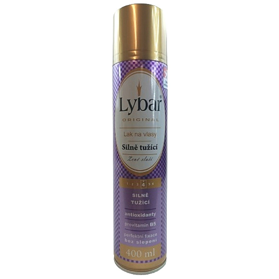 Lybar Hard Silno tužiaci lak na vlasy 400 ml