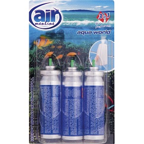 Air Menline Aqua World náplň do osviežovača vzduchu 3× 15 ml