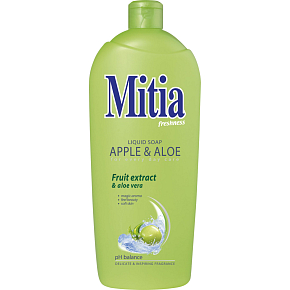 Mitia Apple & Aloe tekuté mydlo, náplň, 1 l