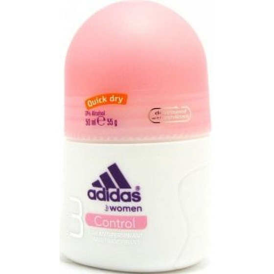 Adidas Action 3 Control guličkový antiperspirant dezodorant roll-on pre ženy 50 ml