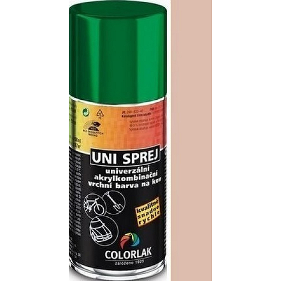 Colorlak Uni univerzálna akrylkombinační farba sprej 2086 Svetlo hnedá 160 ml