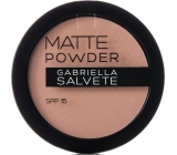 Gabriella salva Matte Powder SPF15 púder 03 Soft Beige 8 g