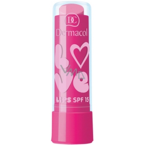 Dermacol Love Lips SPF15 balzam na pery 09 Bubble Gum 3,5 ml