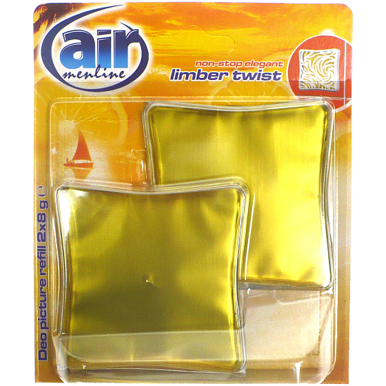 Air menłinu Deo Picture Non Stop Elegant Limber Twist gélový osviežovač vzduchu náhradná náplň 2 x 8 g