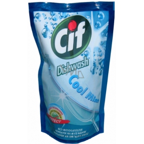 Cif Dishwash Cool Mint prípravok na umývanie riadu náhradná náplň 500 ml