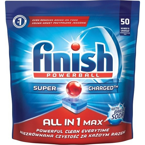 Finish All in 1 Max Soda tablety do umývačky 50 kusov