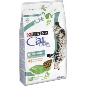 Purina Chow Special Care Sterilised kompletné krmivo pre kastrované mačky 1,5 kg
