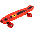 Ferrari sbBB skateboard 3+ max 50kg červený FBP4