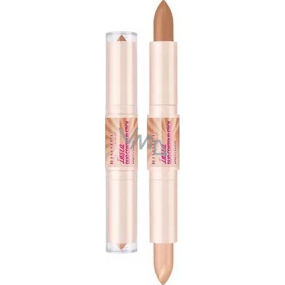 Rimmel London Insta Duo Contour Stick kontúrovacou tyčinka 100 Light 2 x 4 g