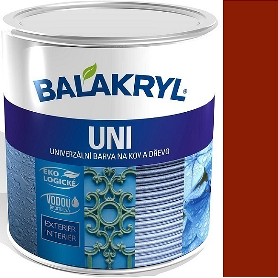 Balakryl Uni Mat 0840 Červenohnedý univerzálna farba na kov a drevo 700 g