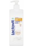 Lactovit Lactooil Intenzívna starostlivosť s mandľovým olejom telové mlieko pre suchú pleť dávkovač 400 ml