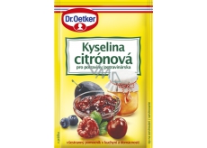 Dr. Oetker Kyselina citrónová do potravín 20 g