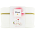 Dove Glowing Clay sprchový gél 250 ml + Pomegranate Seeds & Shea Butter Scent telový peeling 225 ml + Nourishing Secrets Awakening Ritual krém na ruky 75 ml + Go Fresh Jablko & Biely čaj antiperspirant sprej 150 ml + taška, kozmetická sada