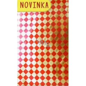 Nekupto Celofánový sáčok 15 x 25 cm Vianočný červený CI 174 30