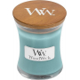 Woodwick Blue Java Banana - Havajský banán vonná sviečka s dreveným knôtom a viečkom sklo stredná 275 g